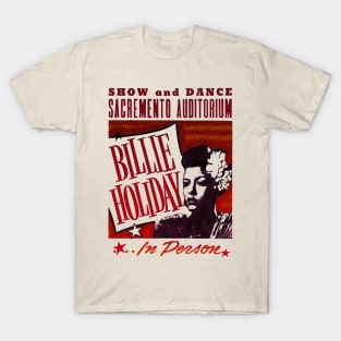 billie holiday concert graphic T-Shirt